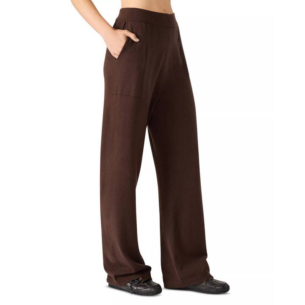NEW STEVE MADDEN kori sweater pant in dark espresso - Picture 3 of 4